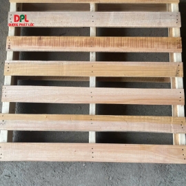 Pallet Gỗ Tràm 3 Đố 2 Hướng Xe Nâng 